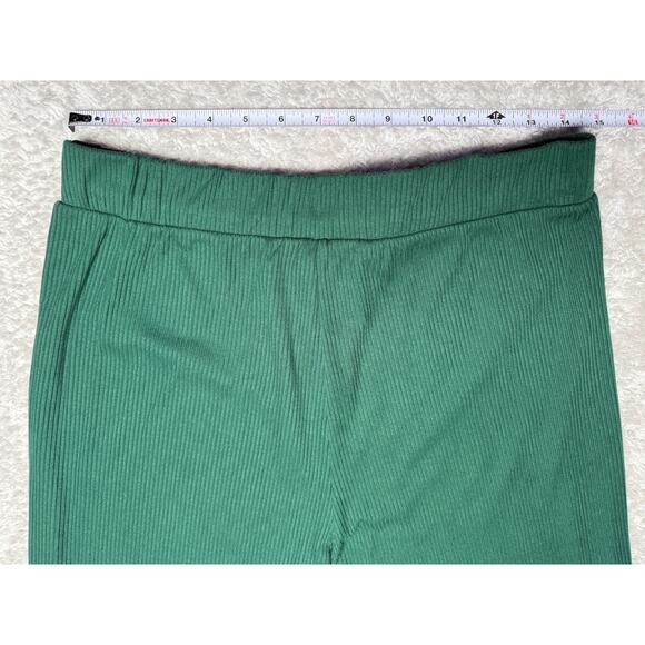 Dressed in LaLa Lex Original Hunter Green Ribbed Playsuit Womens Size L NWOT - Picture 12 of 13